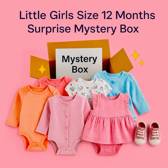 Baby Girlâs Size 12 Month Surprise Bundle Mystery Box - Picture 16 of 16